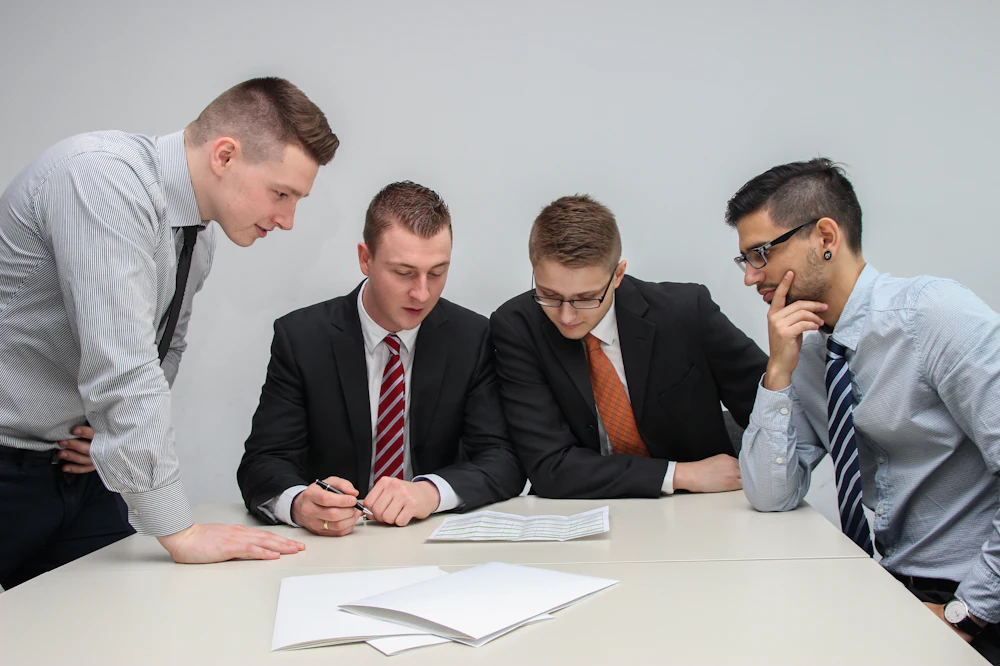 Project requirement meeting with a client team